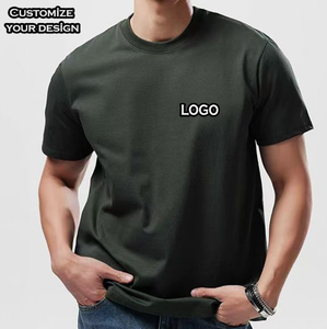 Camiseta de Cuello Redondo para Hombre, 100% Algodón, Tallas Grandes, de Alta Calidad, Nueva Colección, Personalizable con Logotipo - Product Image 3