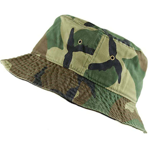 Index Apparel <b>Pink</b> Camouflage <b>Bucket</b> Hat Embroidered Logo Unisex Casual Spring Summer Wear - Product Image 6