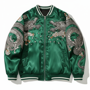 Embroidered <b>Mandarin</b> <b>Collar</b> Quilted Hooded Winter Canvas <b>Jacket</b> Streetwear Contrast Color Unisex Harajuku Trendy Casual Loose - Product Image 3