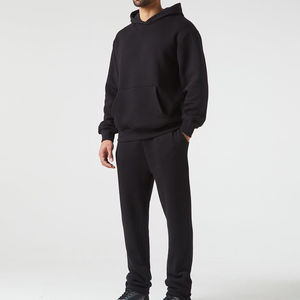 Vente Flash : Ensemble de Survêtement Homme Oversize Personnalisable – Tenue de Sport Décontractée Deux Pièces Coupe Ample – Vêtement d'Entraînement – Direct Usine - Product Image 3