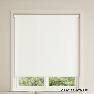 Persianas Enrollables Blancas Básicas de Buena Calidad GB10111 107x183cm B2B, Mejor Proveedor, Solución de Sombreado para Hogar y Oficina, Malasia OEM - Product Image 1