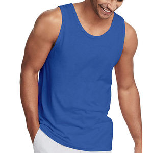 Men's High Quality Cotton Sleeveless Tank Top Quick Dry for <b>Running</b> and Training Wholesale Sportswear <b>Singlet</b> - Product Image 3