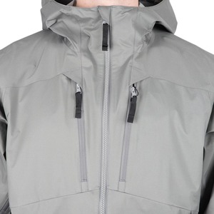 Veste coupe-vent décontractée pour homme, écologique, à capuche, en polyester/coton, style streetwear, fermeture éclair sur le devant, pour l'automne et les activités de plein air - Product Image 3