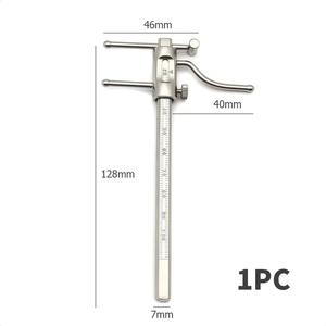 เครื่องมือผ่าตัดทางทันตกรรม BAFA 1 ชิ้น ไม้บรรทัดวัดขนาดรากฟันเทียม VDO Venus Apollo รุ่น BSI-RE-8521 ขนาด 20-100 มม. สำหรับวัดฟันปลอม - Product Image 6