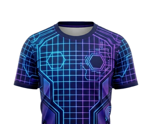 เสื้อเจอร์ซีย์โพลีเอสเตอร์พรีเมียม 100% สำหรับงานซับลิเมชั่น พร้อมโลโก้และดีไซน์ทีมแบบกำหนดเอง - Product Image 4
