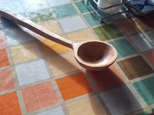 ช้อนชาไม้ธรรมชาติ ช้อนตักน้ำตาลกาแฟแบบใช้ซ้ำได้ ขัดเงา อุปกรณ์ครัว - Product Image 4