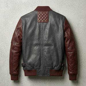 Customizable Men's High Quality Fashion Leather <b>Jacket</b> / New Design Heavyweight Men Leather <b>Jacket</b> For Winter Outdoor Wear - Product Image 2