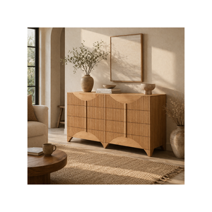 Best Seller HAVASU Collection Dresser <b>Drawers</b> Wooden Bedroom Furniture Sustainable Made In Vietnam Factory - Product Image 1