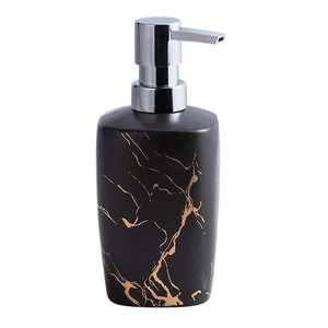 Elegant Rose Gold Hourglass Soap Dispenser Stainless Steel Liquid Hand Soap Pump Bottle for Modern Bathroom <b>Vanity</b> Sink - Product Image 5