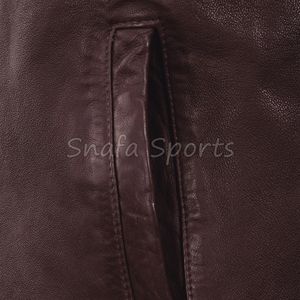 Premium Men Leather <b>Jacket</b> <b>Smart</b> Casual Winter Coat High Quality Leather Outerwear Stylish Leather <b>Jackets</b> For Men's - Product Image 4
