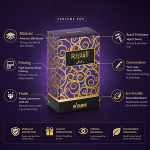 Caja de Regalo de Lujo Rizaati |   Empaque de Regalo Premium para Cumpleaños y Amor, con Acabado Elegante de Diseño a un Precio Accesible - Product Image 6