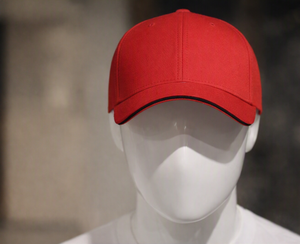 Red Baseball <b>Cap</b> Adjustable Strapback Hat Six Panel Casual Sports <b>Cap</b> for Men and <b>Women</b> - Product Image 1