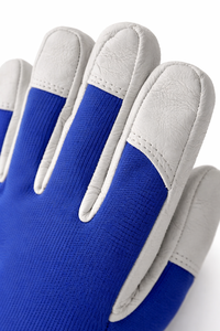 Gants de sécurité industriels en cuir avec paume en tissu pour travaux de perçage, outils électriques, atelier, construction, fabricant OEM - Product Image 4