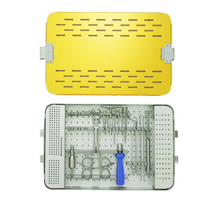 Juego de Instrumentos Quirúrgicos con Bandeja de Esterilización, Herramientas Dentales y Veterinarias de Acero Inoxidable, Kit de Extracción - Product Image 4