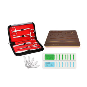 Kit de Práctica de Sutura para Estudiantes de Medicina, Incluye Instrumentos Médicos para Suturación, Almohadilla de Hilo para Sutura Oral, Kit de Práctica de 15 Piezas - Product Image 1