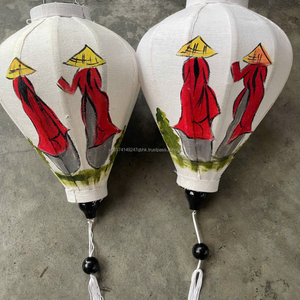 Lanternes en bambou de soie Hoi an de qualité supérieure fabriquées à la main personnalisables en gros pour les occasions du Nouvel An et de la fête des mères pour Halloween - Product Image 4