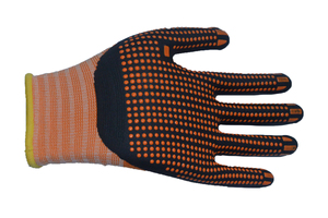 Gants industriels en PVC à paume texturée, avec poignée ergonomique, tissu respirant, construction durable, sans silicone, 10 pouces, caractéristiques améliorées - Product Image 4