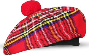 Sombrero Tradicional Escocés Royal Stewart Tartan Tammy, Gorro de las Tierras Altas, Mezcla de Lana, Transpirable, Unisex - Product Image 2