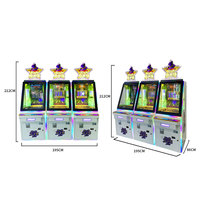Machine de jeu d'arcade commerciale Mad Magiciane Coin Pusher pour centres de divertissement intérieurs et zones de jeux pour enfants, 110/220V, prise EU/US/UK/AU