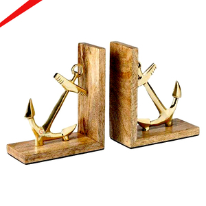 Sujetalibros de metal fundido con acabado plateado, diseño de caballo y herradura, proveedor indio, para oficina, escuela, hogar, biblioteca. - Product Image 2