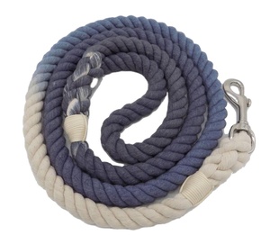 Cotton Dog Rope <b>Leash</b> for Dog Walking 5ft Multi-colored Braided Ombre Cotton Rope Dog <b>Leash</b> - Product Image 1