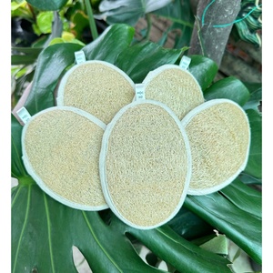 Éponge de loofah naturelle séchée Blue Lotus, forme longue, exfoliant corporel - Product Image 5