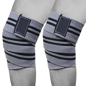 Blue Camouflage Knee Protectors Breathable Neoprene Compression Quick Dry Unisex Hook & Loop Closure Sports Protection Gear - Product Image 6