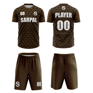 Uniforme de Fútbol para Hombre, Personalizado, Camisetas y Pantalones Cortos de Entrenamiento, Ropa Deportiva 100% Poliéster, Adultos, Estampado Frontal, 180g - Product Image 3