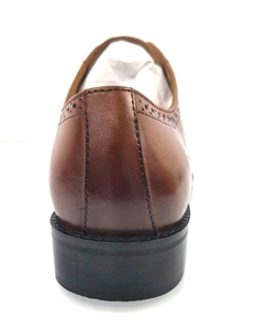 Zapatos Oxford Dlords Gad Penny para Hombre, Color Marrón, de Piel Vacuna, con Punta en Pico, para Vestir, Oficina, Carrera Profesional, Color Sólido, Entresuela de EVA, Suela de Goma - Product Image 4