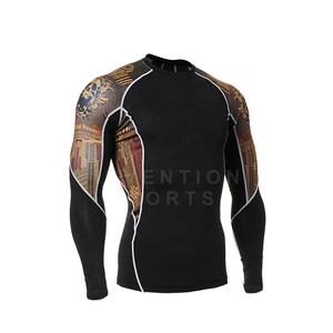 <b>Men's</b> <b>Rash</b> <b>Guard</b> Compression Shirt Sport Outfit <b>Men</b> <b>Rash</b> <b>Guard</b> Sportswear Shirts - Product Image 2
