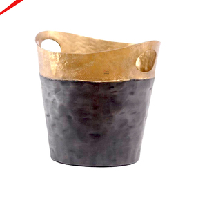 Enfriador Redondo de Metal con Diseño Elegante, Nuevo Diseño en Color Negro para Uso en Bares - Product Image 1