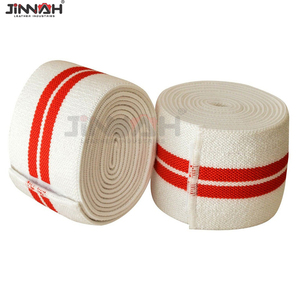 Bandes de maintien pour coudes en forme de huit pour exercices de musculation, couleur naturelle, élastiques, fabriquées au Pakistan - Product Image 4