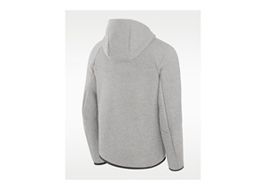 Veste à capuche zippée intégrale unisexe en polyester respirant et coupe-vent, imprimé gris, pour les fans des Tar Heels, taille adulte, idéale pour l'hiver - Product Image 2