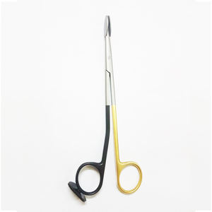 Ciseaux dissecteurs faciaux professionnels Trepsat – Ciseaux et outils chirurgicaux médicaux réutilisables noirs et dorés de qualité supérieure - Product Image 5