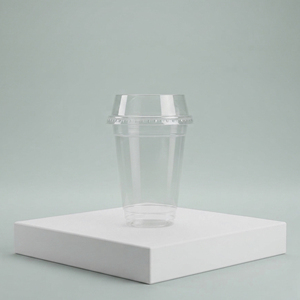 Vaso desechable transparente de PP PET de Vietnam para bebidas de 360 ml y 500 ml, vaso de plástico para té de burbujas, batidos y café helado - Product Image 1