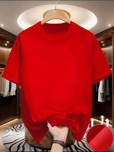 เสื้อยืดผู้ชายสตรีทแวร์แห้งเร็ว ขนาดและสีตามสั่ง น้ำหนักเบา คุณภาพสูง ดีไซน์ใหม่ เสื้อยืดแบบสั่งทำ - Product Image 4