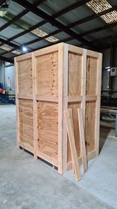 <b>Flat</b> <b>packed</b> Best Selling Plywood Solid <b>Box</b> Crates Vietnam Customizable Size Wooden Storage Fumigation/Quarantine Treatment Desig - Product Image 6