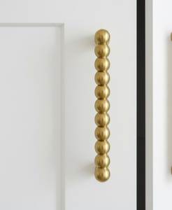 Poignée de porte en laiton de style Edwardien, finition laiton antique ou satinée, design élégant, poignée en laiton Heritage Manor Doo - Product Image 4
