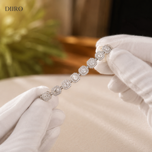 925 Sterling <b>Silver</b> Baguette Cut Diamond Tennis <b>Bracelets</b> Luxury Moissanite Ice Iced Out Women's <b>Bracelets</b> - Product Image 6