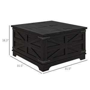 Tavolino da Caffè e Tè Moderno Quadrato Convertibile, Arredamento per Soggiorno con Piano in Marmo e Struttura in Metallo, Design Contemporaneo - Product Image 2