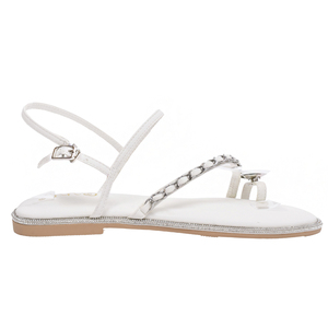 Ann'S Women Bridal Ankle Strap <b>Open</b> <b>Toe</b> Summer Height Increasing Chunky Heel Rhinestone Crystal Bow Slingback Wedding <b>Shoes</b> - Product Image 2