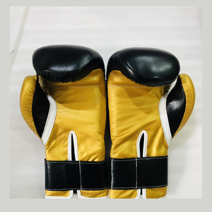 Guantes de Boxeo de Piel de Vacuno Genuina con Logotipo Personalizado, Guantes Profesionales para Entrenamiento y Combate - Product Image 3