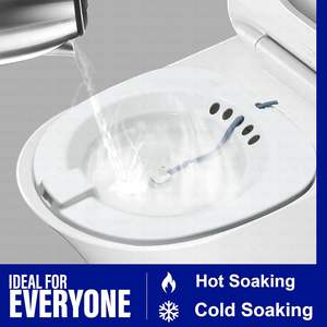 Kit de Baño de Asiento para Cuidado Postparto Femenino, Tazón Ancho y Profundo para Alivio de Hemorroides y Perineo, para Inodoro y Rehabilitación Postnatal - Product Image 4