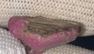 พลอยทับทิมดิบธรรมชาติจากเคนยา เหมืองเฟโมส จอห์น โซล น้ำหนัก 26.10 กะรัต - Product Image 3