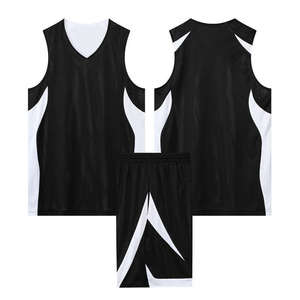 Uniformes de basket-ball personnalisés double face, maillot et short réversibles sublimés, vêtements de sport en polyester respirant - Product Image 2