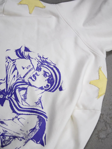 เสื้อฮู้ดผู้ชายสีขาว ผ้าฟลีซ พิมพ์ลายสมอเรือ ทรงปกติ สไตล์นอติคอล เหมาะสำหรับใส่ในฤดูหนาว ผลิตจากผ้าฝ้าย 100% - Product Image 3