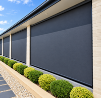 Stores extérieurs sur mesure pour balcon et terrasse, stores extérieurs Force, protection solaire et intimité, système de stores manuel ou motorisé