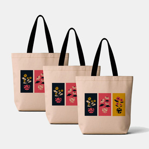 Exclusive Collection of Elegant Printed Design Cotton <b>Bag</b> 100% Cotton Durable <b>Shopping</b> <b>Bags</b> with Easy Carry. - Product Image 6