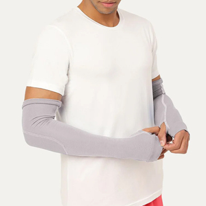 Manchon de compression pour bras OEM 20-30 mmHg à compression graduée, protection UV, logo personnalisé, unisexe, pour récupération et soulagement des bras - Product Image 5