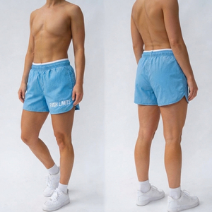 Shorts coupe-vent à taille élastique pour femmes, avec poches latérales, en nylon, à séchage rapide, pour randonnée, camping, légers, imperméables - Product Image 4